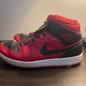 Size 10.5 men’s air Jordan custom cleats