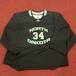 University Of North Dakota Black Adidas (New) Jersey Item#ND58G