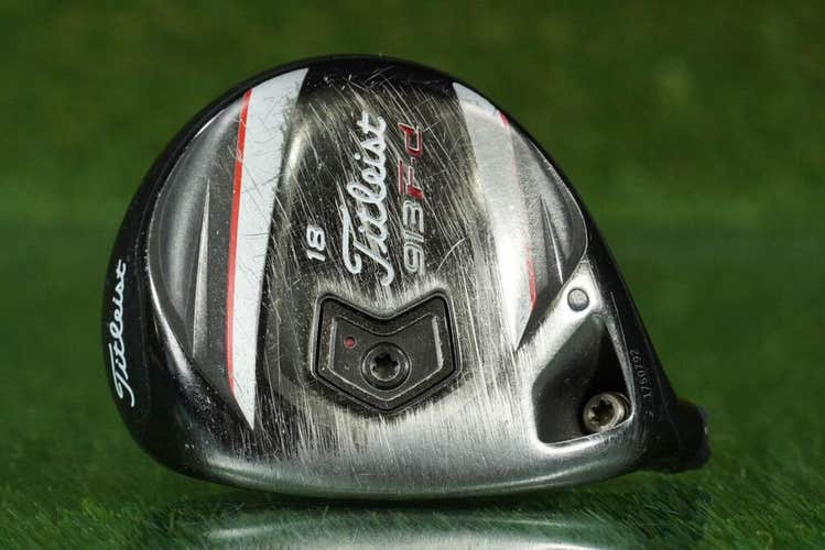 TITLEIST 913F-D FAIRWAY WOOD 18* LEFT HANDED LH, HEAD ONLY ~ L@@K!!