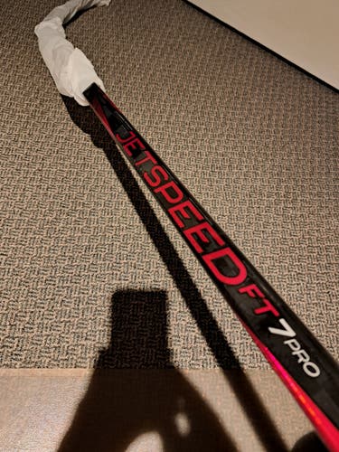 Two (2) Senior CCM Jetspeed FT7 Pro Left Hand Hockey Stick P28 - 75 Flex (New)