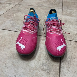 Pink Unisex Size M 10.5 (W 11.5) Puma (Used) Future Cleats