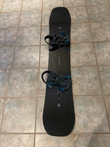 Burton With Bindings (Used) Custom X Snowboard