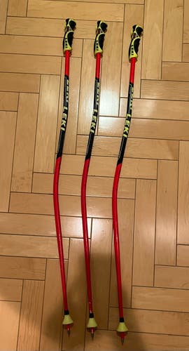 46in (115cm) Leki Racing World Cup Lite GS Ski Poles (Used) - 3 poles included