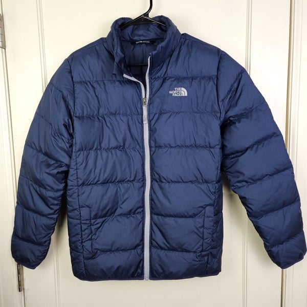 THE NORTH FACE Navy Blue Goose Down Puffer Jacket Boy's Size: XL (18-20)