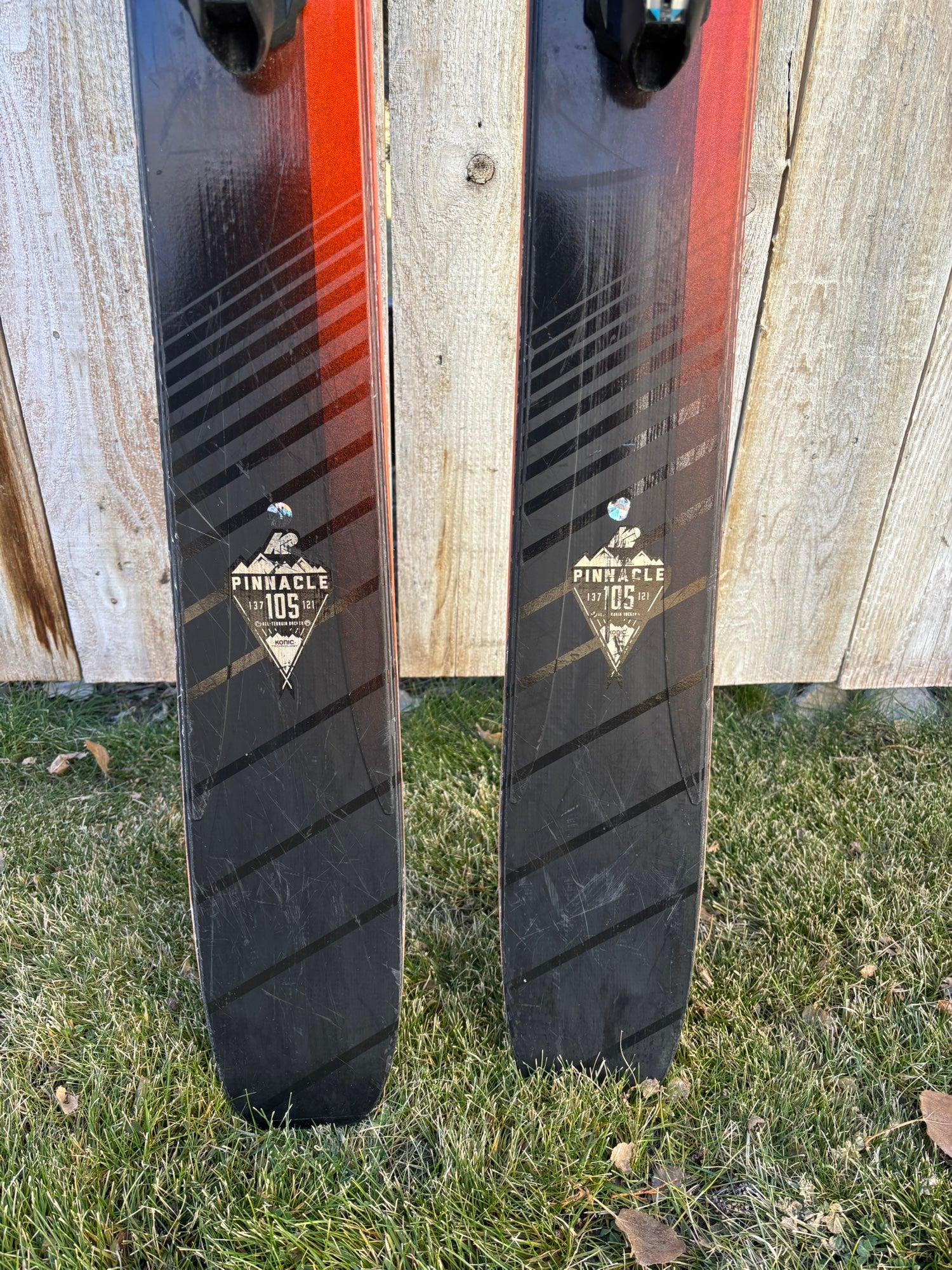 K2 Pinnacle 105 Skis With Marker Griffon Bindings 191cm