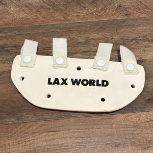Vintage Laxworld goalie throat protector