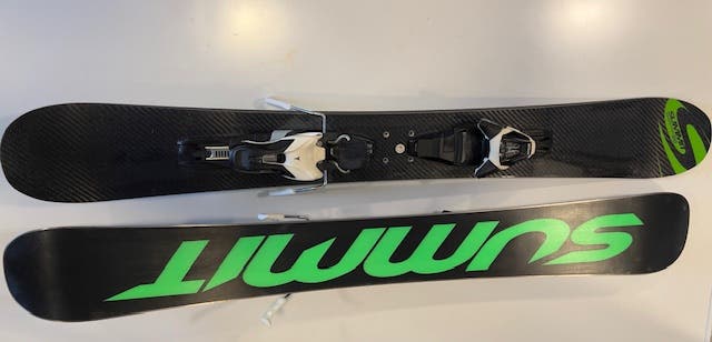 Summit Carbon Pro 110cm Skiboards/Snowblades 2019 with Atomic Release Bindings