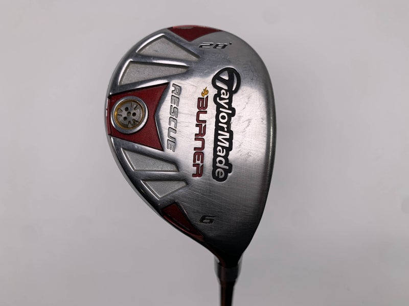 TaylorMade Burner Rescue 6 Hybrid 28* REAX SuperFast 65g Senior Graphite Mens RH
