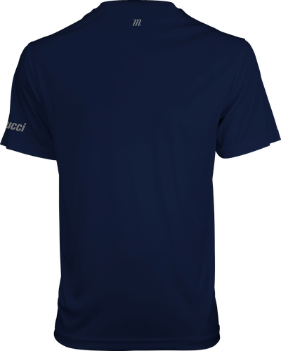 New Navy Blue Marucci Adult Medium Team Dugout Active Tee - Dry Fit
