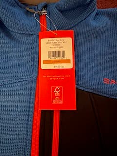 Blue Men's Adult Small Spyder Jacket (New)