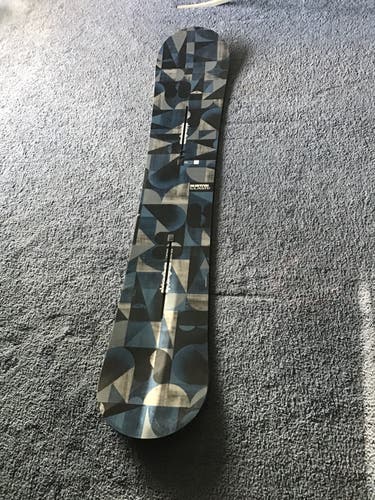 Men's Burton Clash Snowboard All Mountain With Bindings Medium Flex Directional Twin (Used)