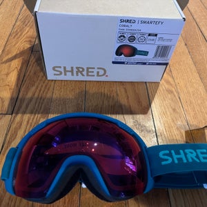New Shred Smartefy Ski Goggles Cobalt