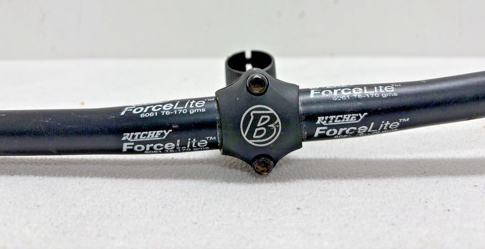 Vintage Ritchey Force Lite 565mm Black Aluminum Flat Handlebar Bontrager 70mm