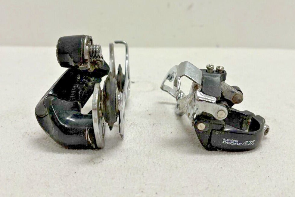 Paire Dérailleurs Vintage Shimano Deore LX – RD-M563 Arrière & FD-M567 – 7 Vitesses