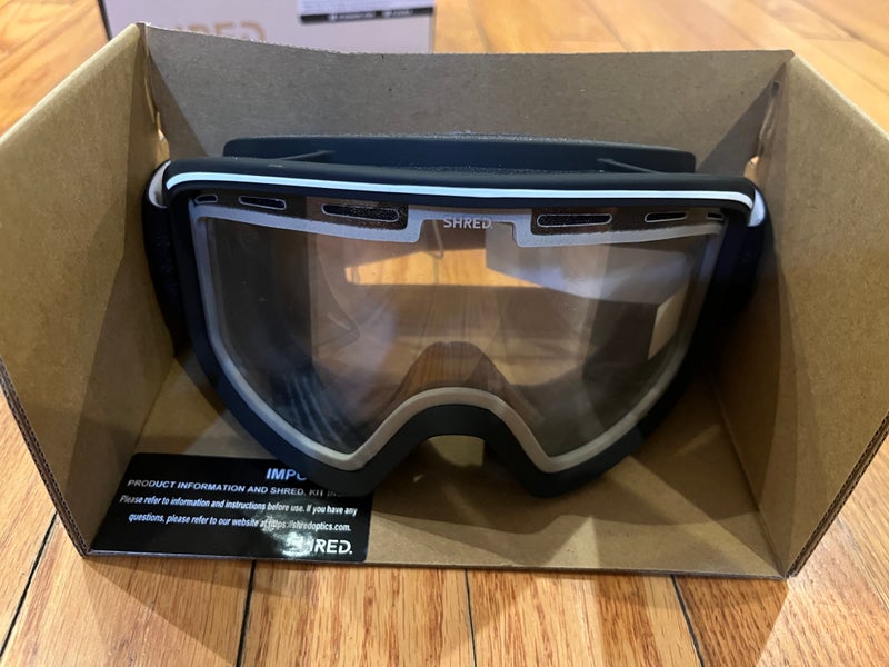 Shred Monocle Ski Goggles CLEAR lens