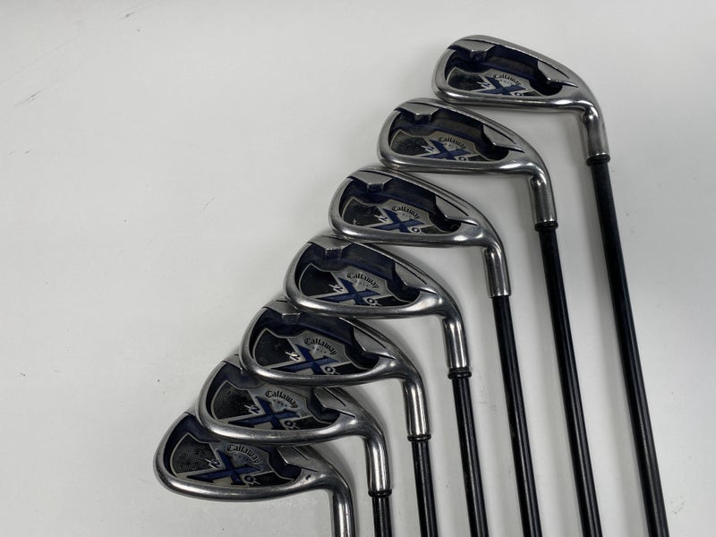 Callaway X-20 Iron Set 5-PW+GW 75g Regular Graphite Mens RH