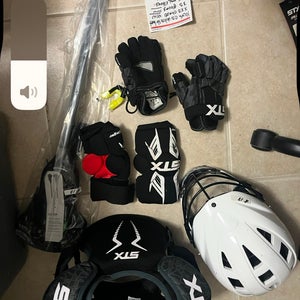 Lacrosse equipment on hold for someone to look at