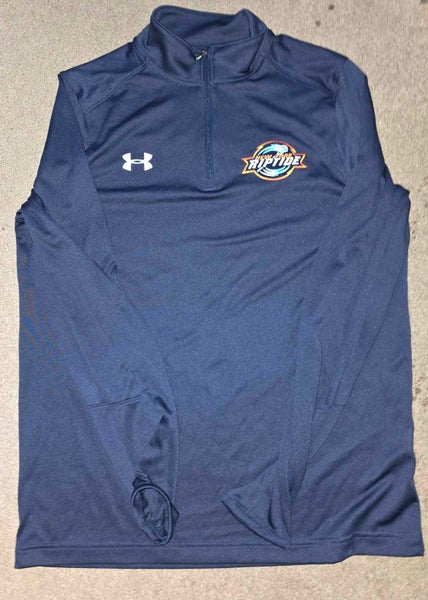New York Riptide NLL Lacrosse Team Issued 1/4 Zip Pullover Medium
