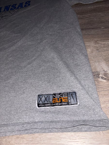 Gray Adult Unisex Nike Kansas Basketball Shirt