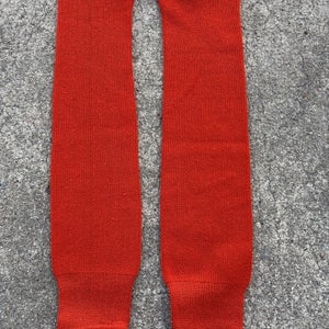 Orange Senior Large CCM Knit Socks (New) 30"