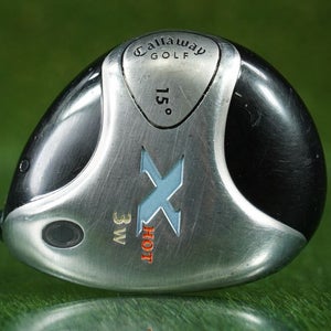 CALLAWAY GOLF X HOT 3 WOOD FUJIKURA LADIES GEMS ULTRA LIGHT WOMENS 15* ~ L@@K!!