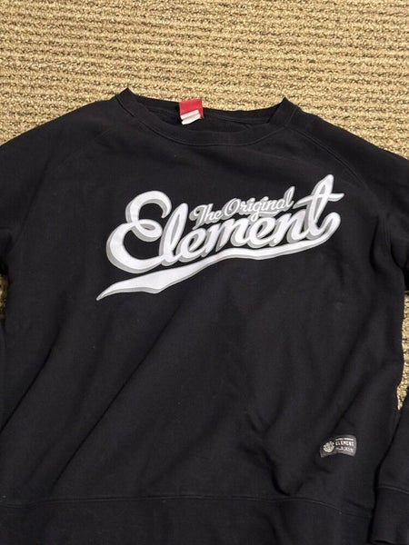 Vintage Black Original Element Skateboarding Sweatshirt L