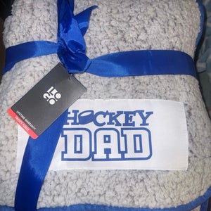 New hockey dad blanket 50x60
