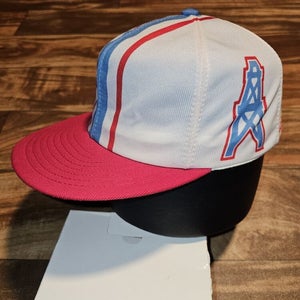 Vintage Rare 1980s Houston Oilers Helmet Hat Cap NFL Sports Louisville Snapback