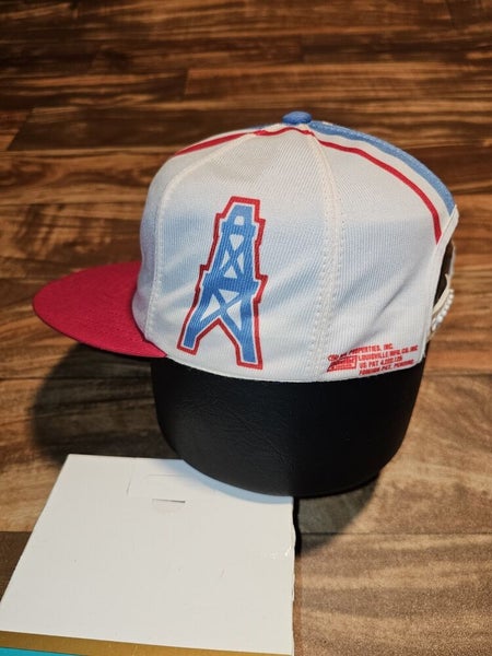 Vintage Rare 1980s Houston Oilers Helmet Hat Cap NFL Sports Louisville Snapback