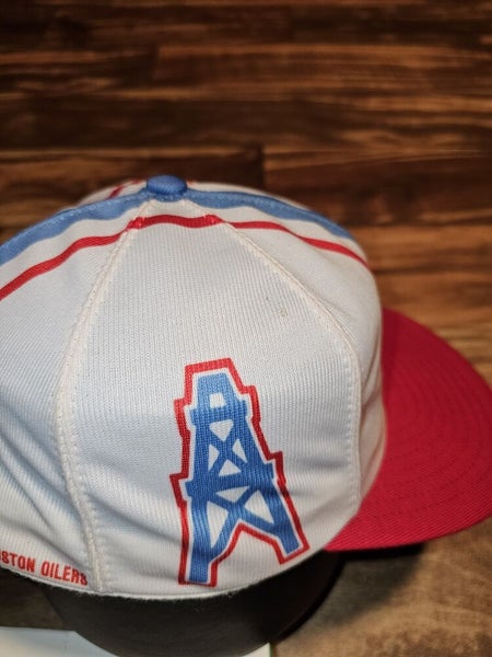 Vintage Rare 1980s Houston Oilers Helmet Hat Cap NFL Sports Louisville Snapback