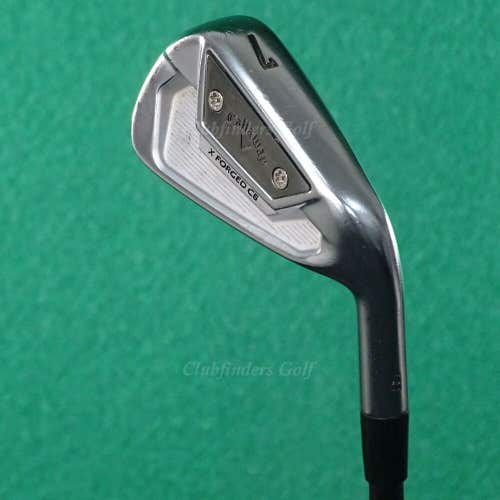 Callaway X Forged CB '21 Single 7 Iron True Temper TI DG Onyx S400 Steel Stiff