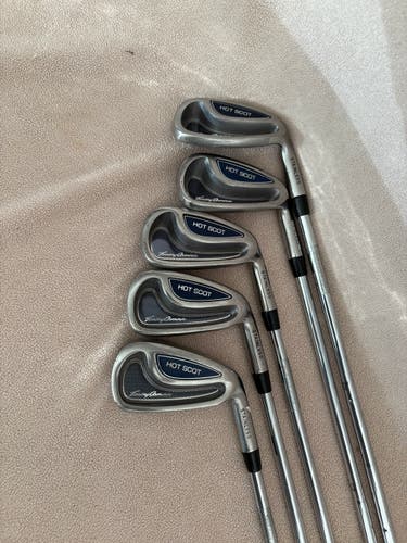Men's Tommy Amour Hot Scot Right Handed Iron Set Regular Flex 5 Pieces Steel Shaft (Used)