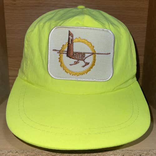 Vintage Airplane Snapback Patch Hat Airline Plane Cap Lamp Delta Boeing Rare