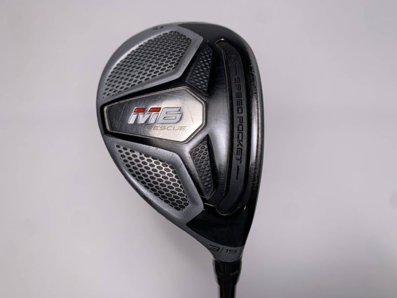 TaylorMade M6 3 Hybrid 19* Fujikura Atmos 6R Regular Graphite RH Midsize Grip
