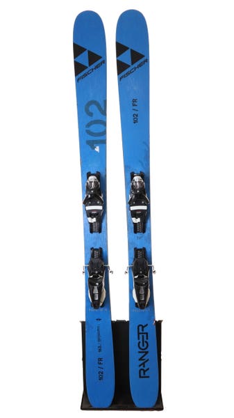 Used 2021 Fischer Ranger 102 FR Skis With Bindings Size 163