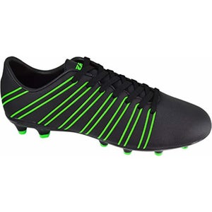 Vizari Mens Madero FG Soccer Shoe, Adult, Black/Green, 9.5 M US