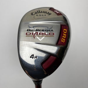 Callaway Big Bertha Diablo 4 Hybrid 24* 60g Regular Graphite Mens LH