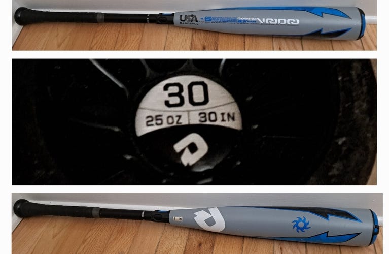 2022 DeMarini Voodoo USABat Certified Bat (-5) Hybrid 25 oz 30" (Used)