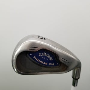 2003 CALLAWAY STEELHEAD X16  5 IRON ULTRALIGHT CALLAWAY STEEL SHAFT 38" FAIR