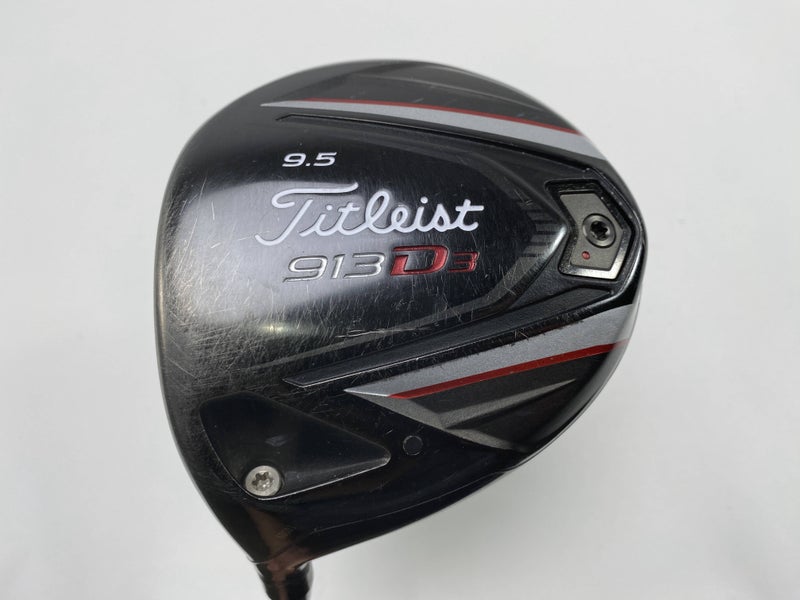 Titleist 913 D3 Driver 9.5* Aldila RIP  Alpha 60g Stiff Graphite Mens LH