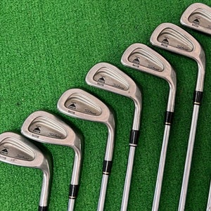 Men's Titleist DCI Right Handed Iron Set Stiff Flex 7 Pieces Steel Shaft (Used)