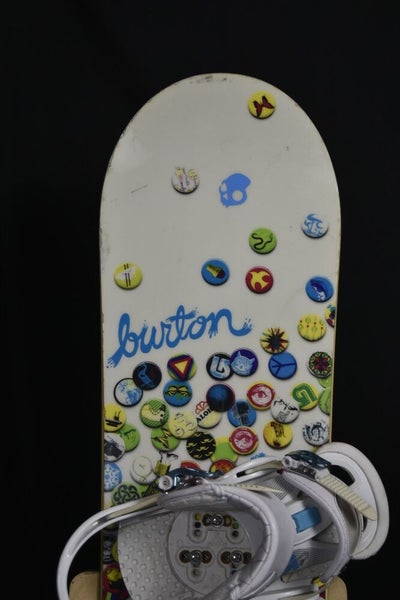 BURTON FEATHER SNOWBOARD SIZE 149 CM WITH BURTON MEDIUM BINDINGS
