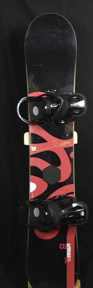 スノーボード Burton Custom X 158 / Burton Binding Burton Men's Custom X Snowboard - Cambered