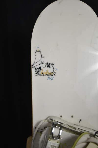 SALOMON LOTUS SNOWBOARD SIZE 142 CM WITH SALOMON MEDIUM BINDINGS
