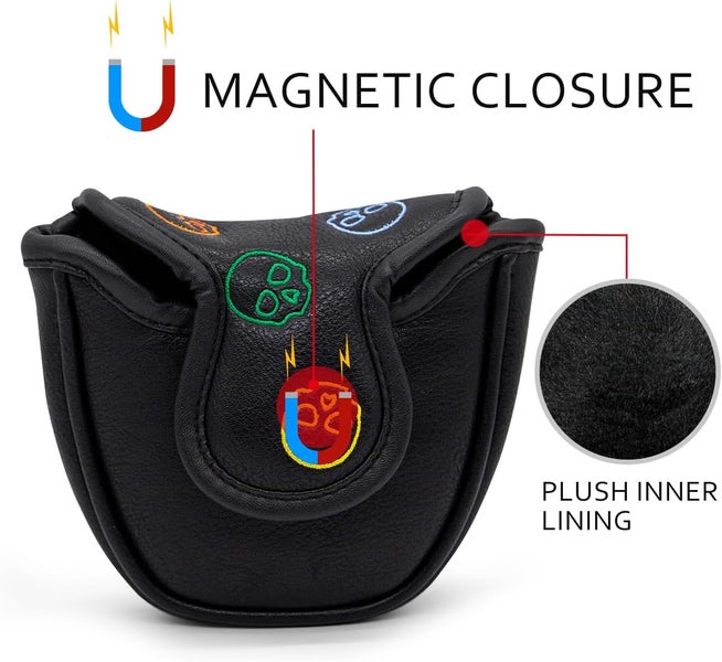 Sugar Skull Mallet Putter Cover_Quality, Stylish, Affordable Putter Cover