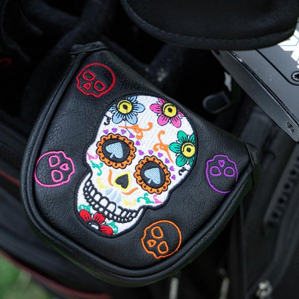 Sugar Skull Mallet Putter Cover_Quality, Stylish, Affordable Putter Cover