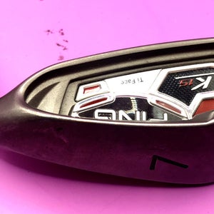 Ping K15 Ti Face DEMO # 7 Iron AWT Regular Flex Steel Shaft Red Dot