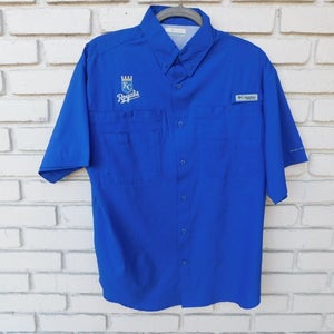 Columbia Tamiami Short Sleeve Shirt - Kansas City Royals - Small