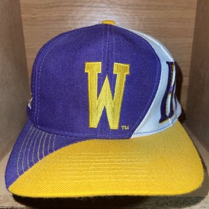 Vintage Washington Huskies Top Of The World Wave Snapback Hat Cap RARE - NOS NEW