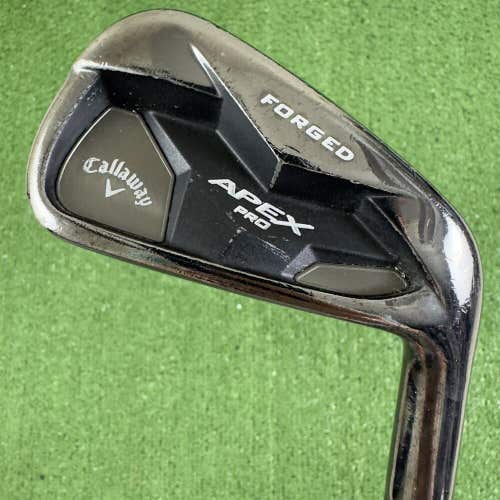 READ Callaway Apex Pro Forged 19 Smoke 6 Iron Recoil Prototype 110 F4 Stiff Flex